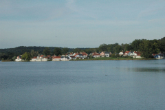 Centre Parcs (across the lake - they weren't staying there)